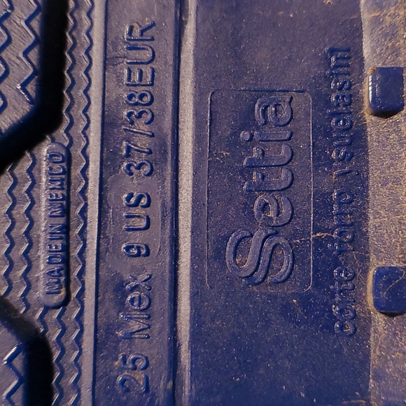 Womens Settia Navy Rubber Boots size 9 - Picture 7 of 7